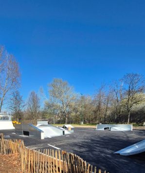 Skate park équipé par LJSA – rampes et garde-corps sur mesure