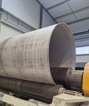 Virole cylindrique en inox, roulée