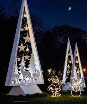 Sapin de noël - design en métal